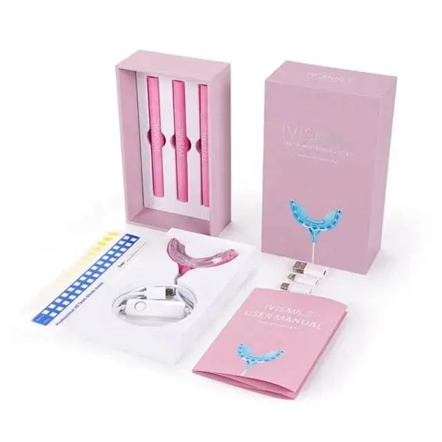 Teeth Whitening Kit With Led Light Tooth Whiterner Gel Set Home Use Oral Care Bleach Remove Dental Stains Tools
