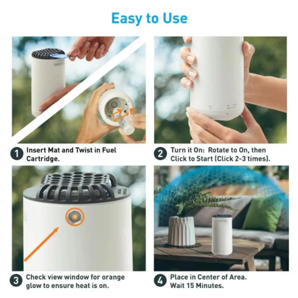 Thermacell Halo Mini Mosquito & Midge Repeller (White)