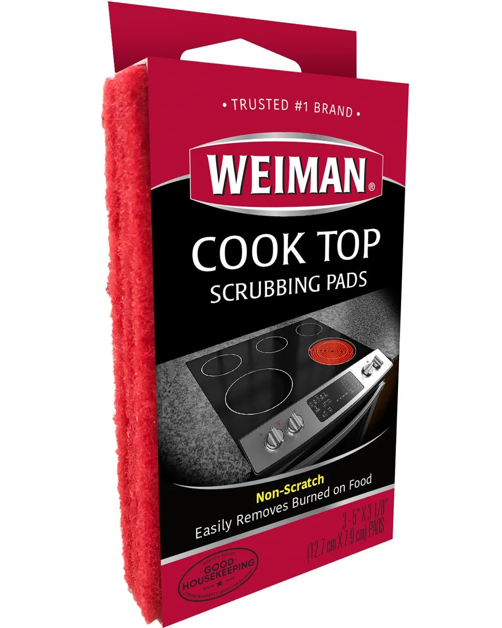 Weiman 3 Count CookTop Scrub Pads