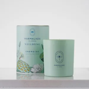 Wellbeing Energise Glass Luxury Candle