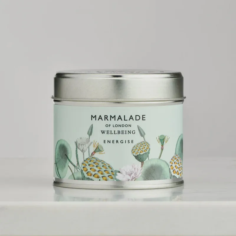 Wellbeing Energise Luxury Tin Candle Medium