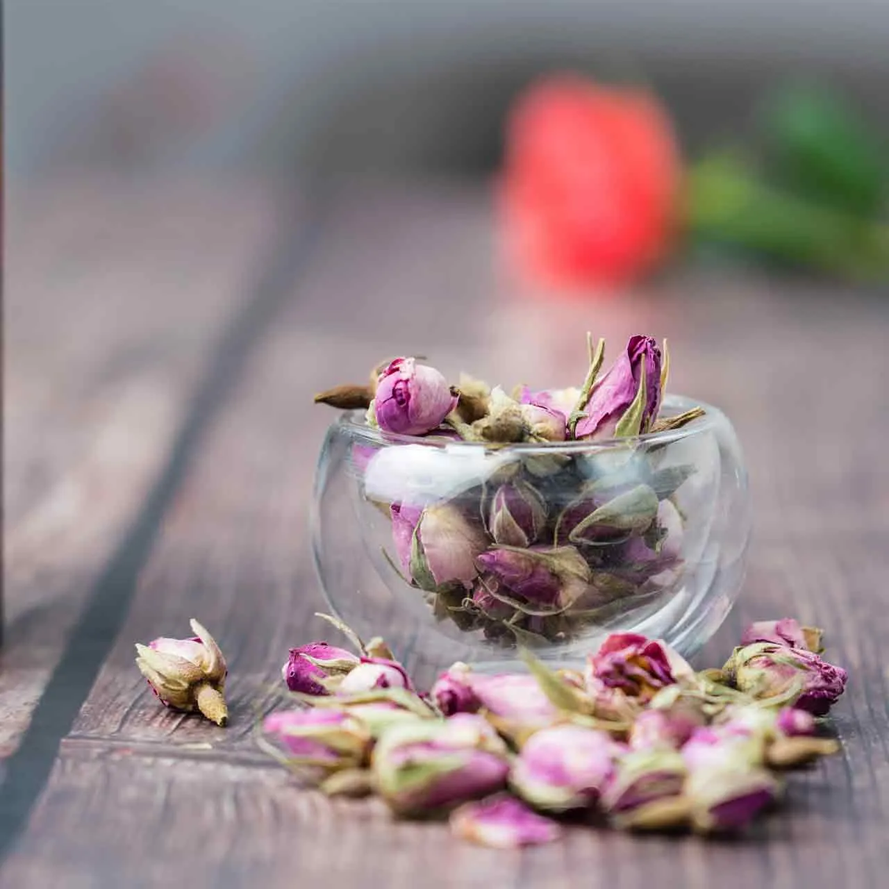 Whole Rose Buds - Loose Leaf Tea