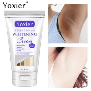 Yoxier creme de clareamento, hidratante, para reparo, para melhorar os tornozelos, axila, cotovelo, joelho, corpo fosco, cuidados com a pele 50g