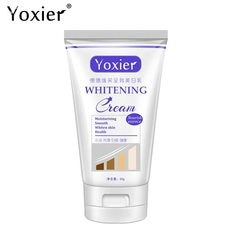 Yoxier creme de clareamento, hidratante, para reparo, para melhorar os tornozelos, axila, cotovelo, joelho, corpo fosco, cuidados com a pele 50g