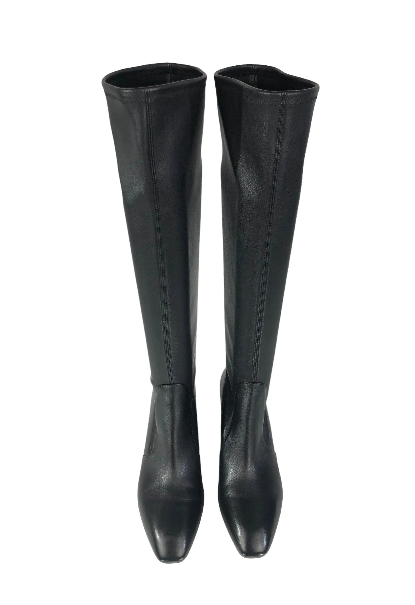 Yuliana Lambskin Zip Knee Boots | Size US 10.5 - SP 11