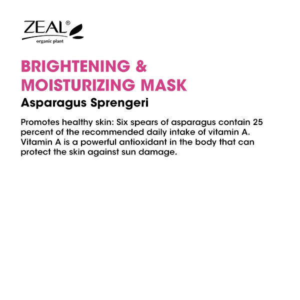 ZEAL Premium Face Mask Skin Care Hydrating & Moisturizing Mask 25ml